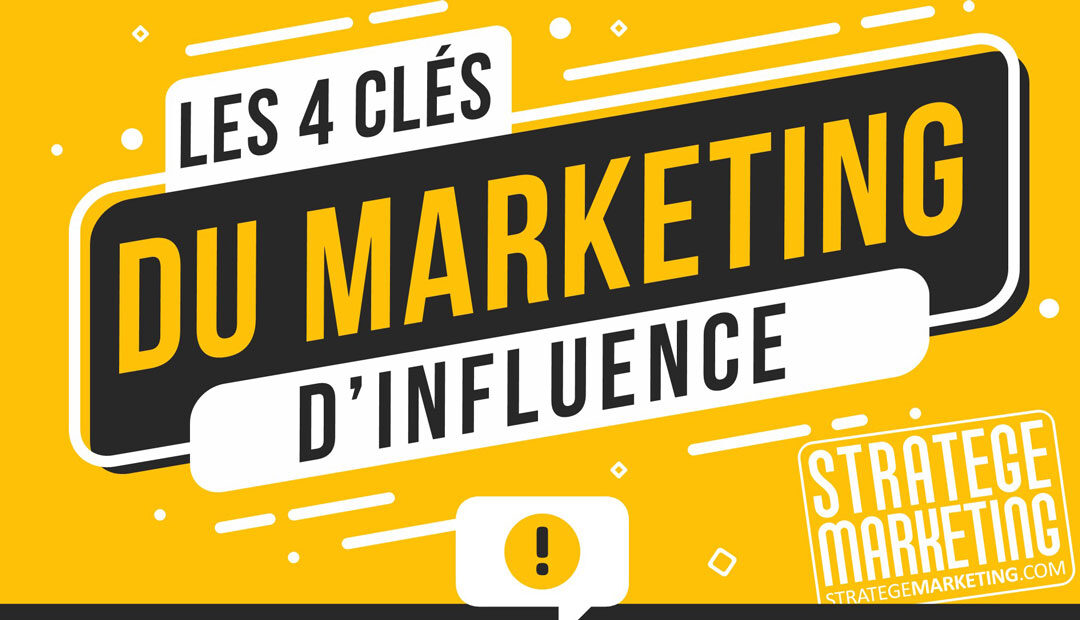 Les 4 clés du marketing d’influence (infographie)
