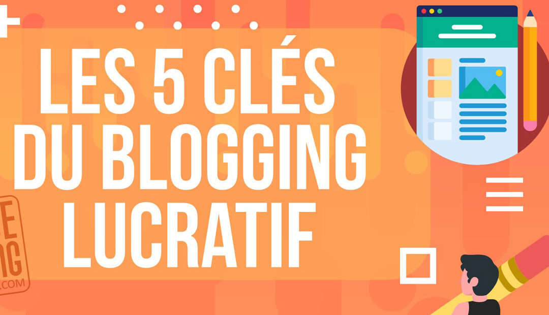Les 5 clés du blogging lucratif (infographie)