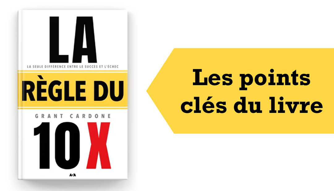 Les idées du livre « La règle du 10x » de Grant Cardone –