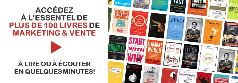 Le condensé de livres de marketing et vente